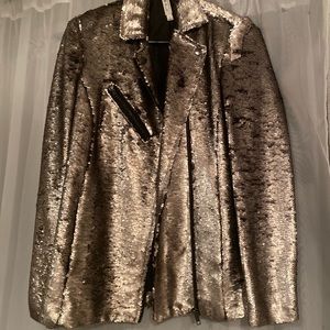 Metallic motorcycle jacket